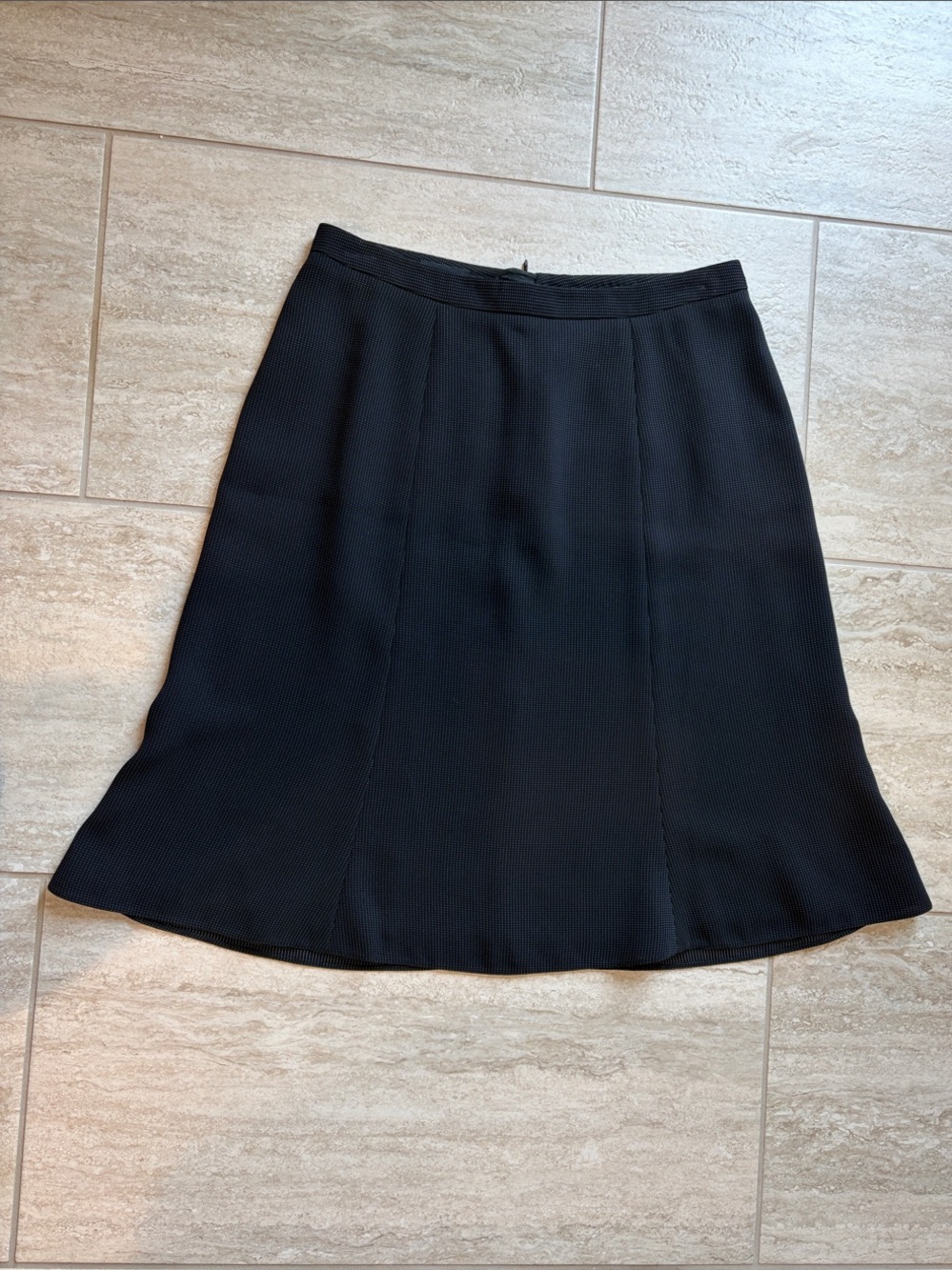 Giorgio Armani Black A-Line Skirt